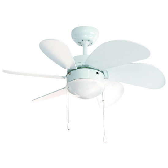 Ventilador de techo Fm VT90B 80cm 50W 6A LUZ blanco